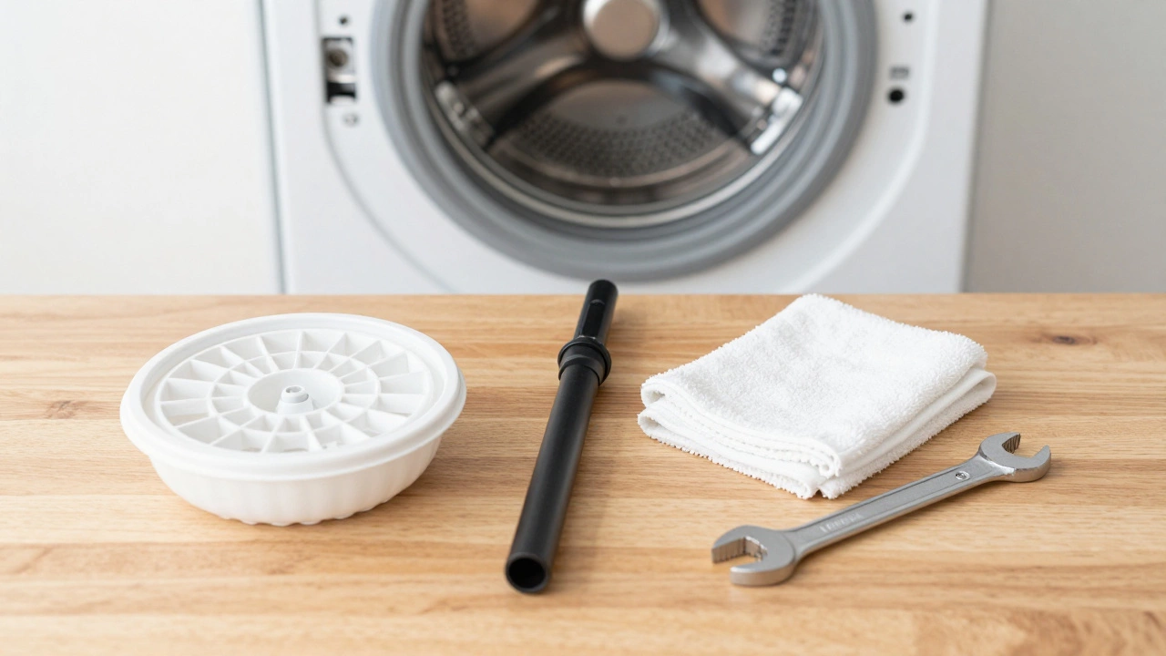 DIY dryer maintenance tools and clean lint filter