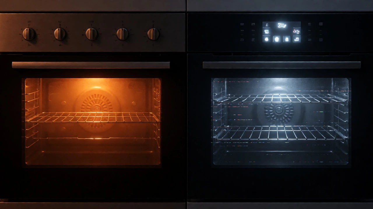 Comparison of reliable analog dials versus fragile smart oven screens